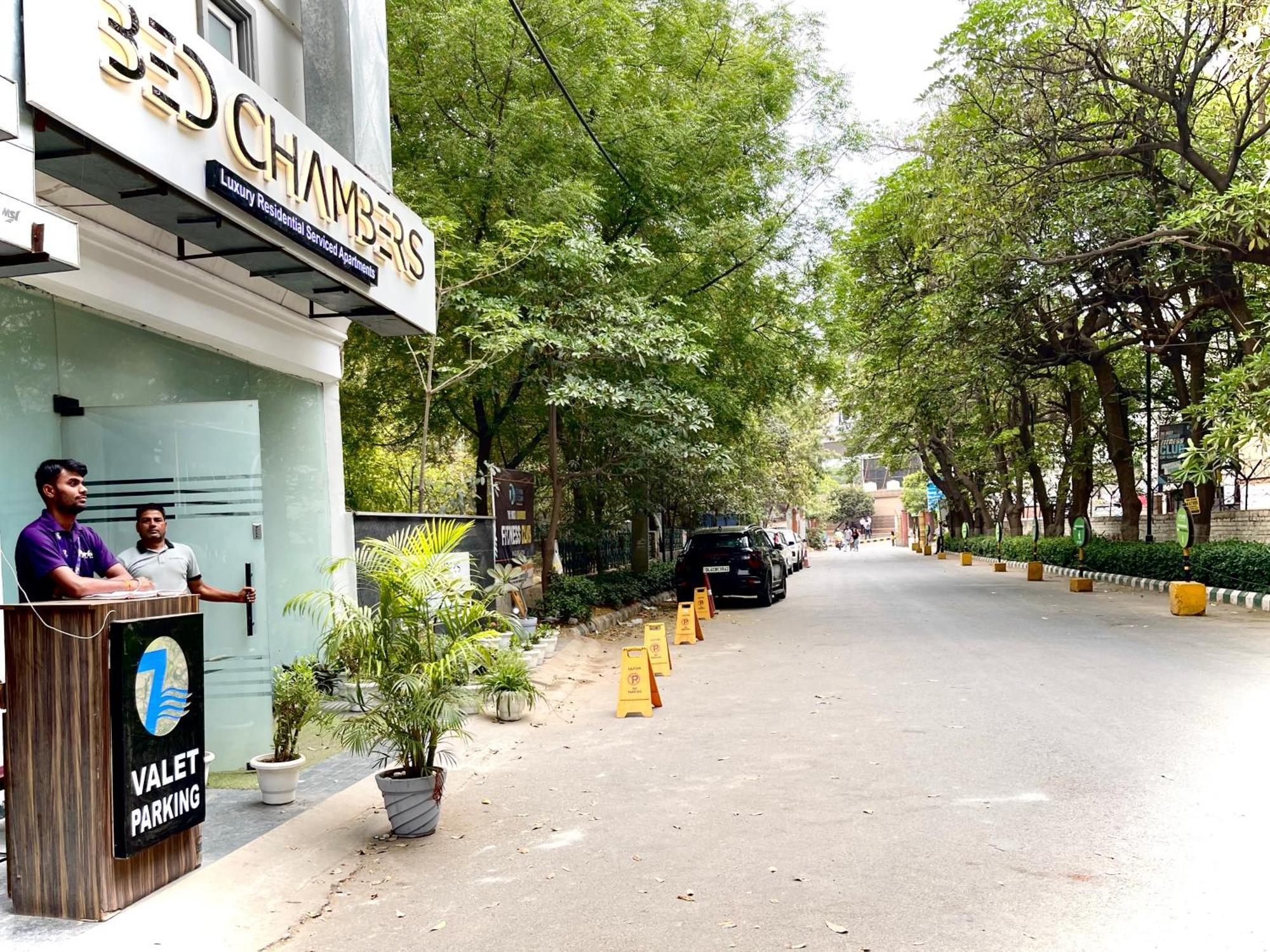 Bedchambers Serviced Apartments, Mg Road Gurgaon Exterior foto