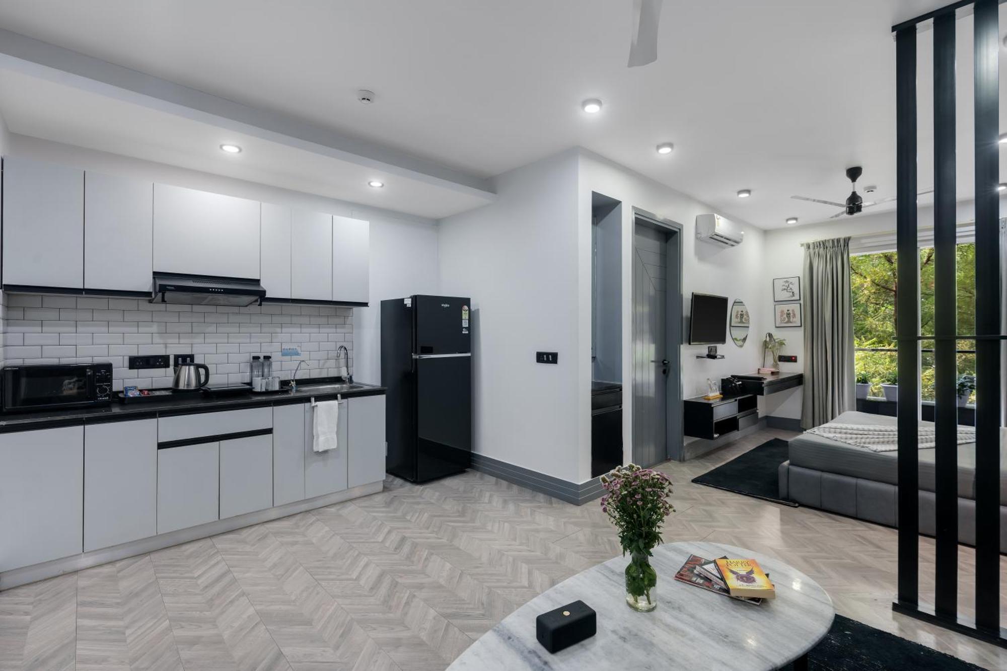 Bedchambers Serviced Apartments, Mg Road Gurgaon Exterior foto