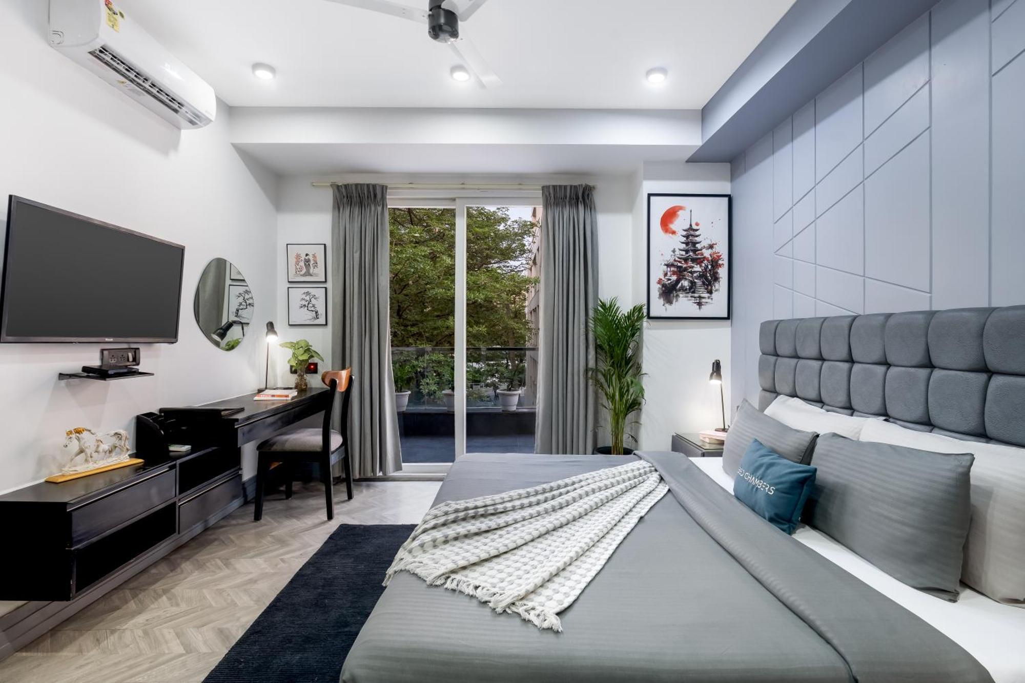 Bedchambers Serviced Apartments, Mg Road Gurgaon Exterior foto